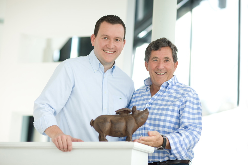 Fritz Jeitler jun. und Fritz Jeitler sen.