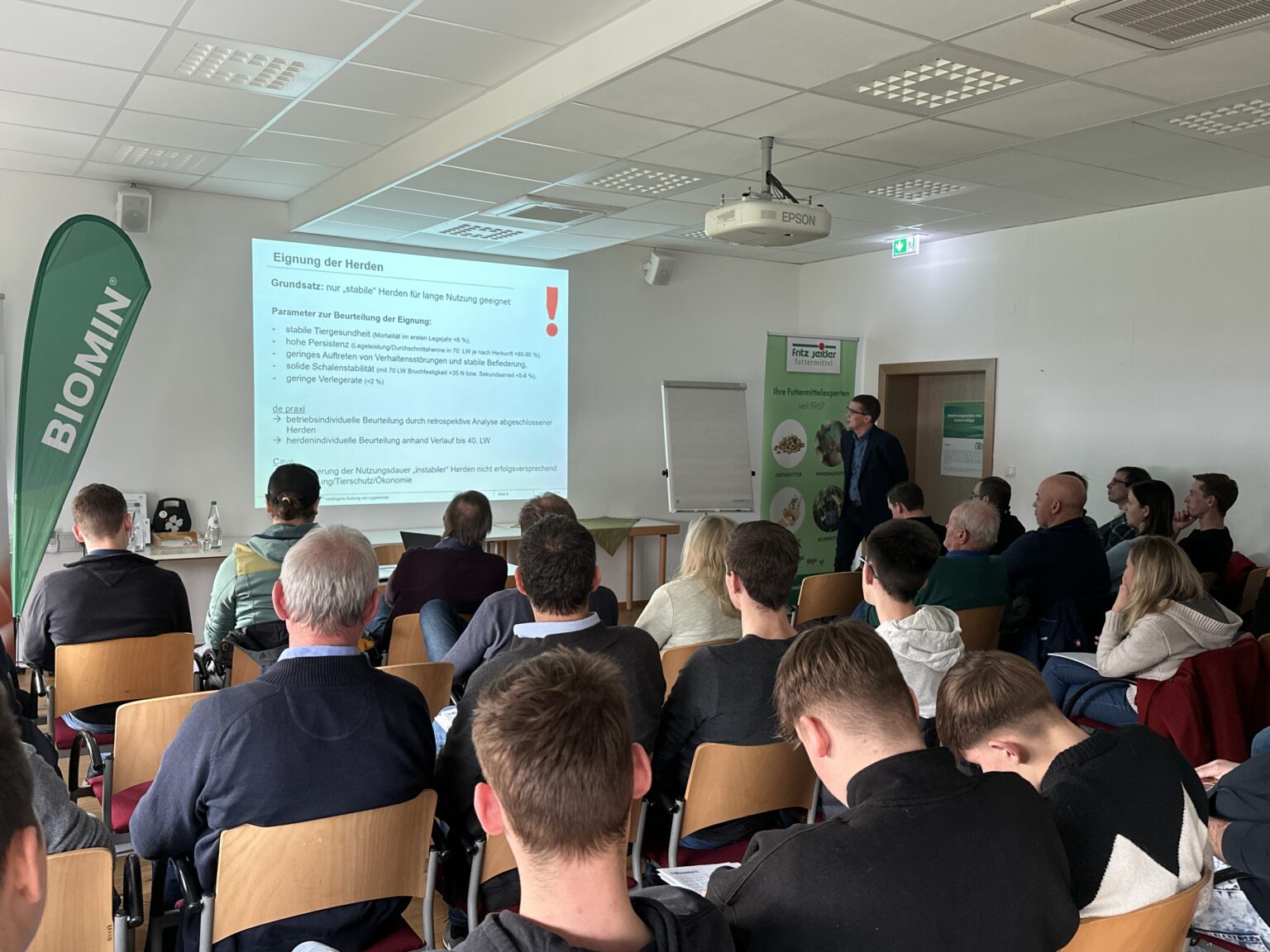 Legehennen in verlängerter Haltungsdauer