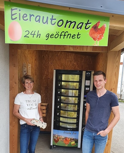 Eierautomat der Familie Payer aus St. Andrä im Lavanttal