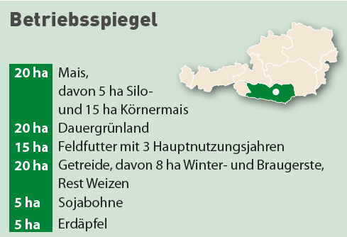 Betriebsspiegel vom „Irgerle Hof“